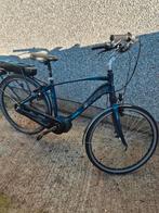Electrische herenfiets met shimano middenmotor, Fietsen en Brommers, Elektrische fietsen, Ophalen, Zo goed als nieuw