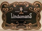 Lindemans Lambic en oude geuze metalen reclameborden, Verzamelen, Biermerken, Nieuw, Reclamebord, Plaat of Schild, Ophalen of Verzenden
