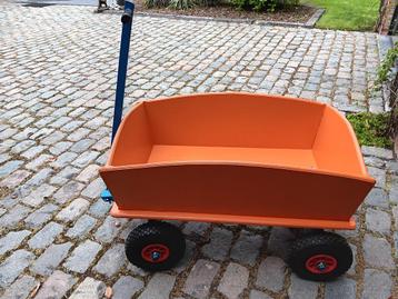Erg degelijke houten bolderkar, Ophalen, Zo goed als nieuw