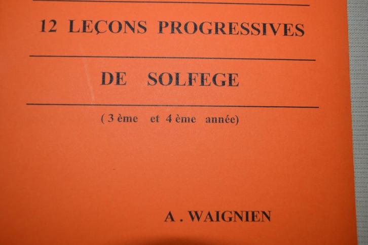 Waignein 12 leçons progressives de solfège, Boeken, Muziek, Nieuw, Ophalen of Verzenden