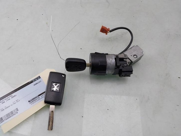 CONTACTSLOT + SLEUTEL Peugeot 308 (4A / C) (01-2007/12-2015), Auto-onderdelen, Overige Auto-onderdelen, Peugeot, Gebruikt
