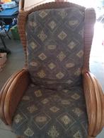 rotan éénzit, Huis en Inrichting, Fauteuils, Ophalen, Gebruikt, 50 tot 75 cm, Riet of Rotan