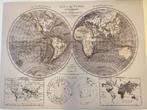 Tableau carte du monde, Maison & Meubles, Enlèvement, Neuf