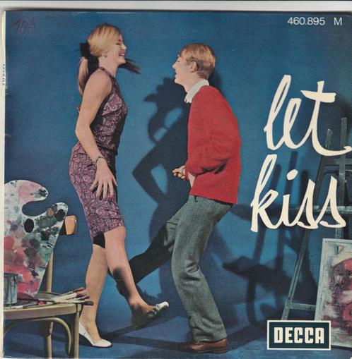 45T: EP: Gudrun Jankiss: Let kiss   PopRock, Cd's en Dvd's, Vinyl | Overige Vinyl, Gebruikt, Overige formaten, Ophalen of Verzenden