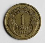 1 franc Frankrijk 1934, Frankrijk, Ophalen of Verzenden, Losse munt