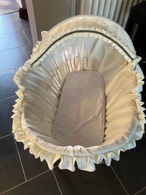 vintage wieg, Kinderen en Baby's, Kinderkamer | Bedden, Gebruikt, Minder dan 140 cm, Minder dan 70 cm, Matras, Ophalen