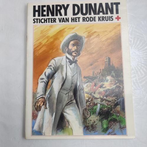Rode Kruis strip verhaal stichter Henry Dunant, Antiek en Kunst, Antiek | Boeken en Manuscripten, Ophalen of Verzenden