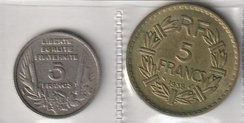 5 FRANCS 1921-1941 (3ème République Francaise), Postzegels en Munten, Munten | Europa | Niet-Euromunten, Losse munt, Frankrijk