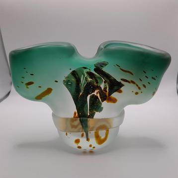 Vase Louis Leloup du Val Saint Lambert. Signé beschikbaar voor biedingen