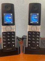 Philips duo-vaste telefoon, Ophalen of Verzenden, Zo goed als nieuw, 2 handsets, Stralingsarm