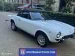 Fiat 124 Spider Cabriolet | Route 66 Auctions, Auto's, Wit, Leder, Bedrijf, Overige carrosserie