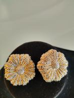 Nina Ricci oorbellen, Handtassen en Accessoires, Met kristal, Gebruikt, Ophalen of Verzenden, Goud