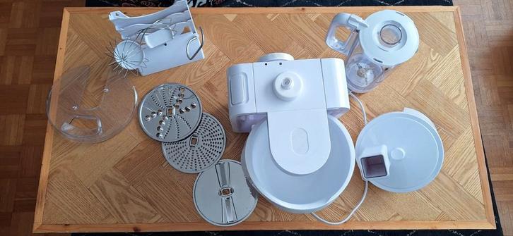 Robot de cuisine Silvercrest 550W, 3.8L, Electroménager, Mélangeurs de cuisine, Utilisé, 3 à 4 litres, 3 vitesses ou plus, Résiste au lave-vaisselle