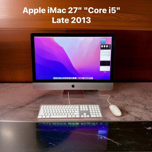 Apple iMac 27” Slim line "Core i5" Late 2013, Informatique & Logiciels, Apple Desktops, Comme neuf, iMac, HDD, 3 à 4 Ghz, 16 GB