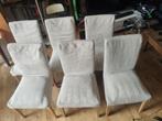 Lot de 6 chaises Ikea Henriksdal, Comme neuf, Bois, Enlèvement, Gris