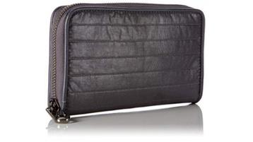 Kipling Nimmi damesportemonnee grijs 18,5x10x2 cm, Handtassen en Accessoires, Portemonnees, Verzenden, Zo goed als nieuw, Grijs