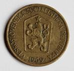 Tchécoslovaquie 1 couronne, 1969, Enlèvement ou Envoi, Monnaie en vrac, Autres pays