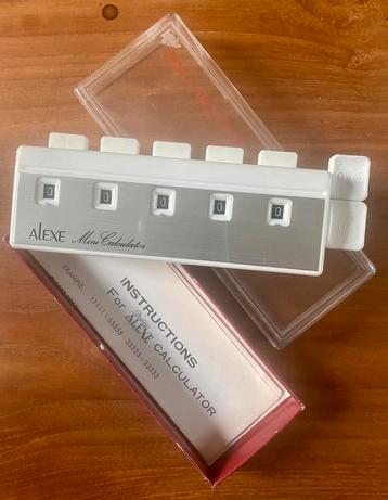 Alexe mini calculator  Japan 1965, Enlèvement, Comme neuf