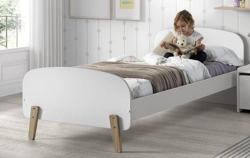 KIDDY WIT BED. NIEUW!!!, Kinderen en Baby's, Kinderkamer | Bedden, Nieuw, 180 cm of meer, 85 tot 100 cm, Lattenbodem, Ophalen