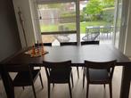 Calligaris tafel en 6 stoelen, 200 cm of meer, 50 tot 100 cm, Gebruikt, Rechthoekig