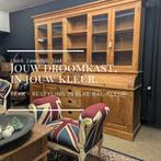 Teakhouten buffetkast vitrinekast boekenkast | Actie, Huis en Inrichting, Kasten | Boekenkasten, Ophalen of Verzenden, Teakhout