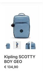 NIEUW Kipling SCOTTY BOY GEO schooltas, Handtassen en Accessoires, Tassen | Schooltassen, Ophalen of Verzenden, Nieuw, Blauw, Rugtas