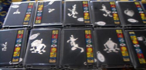 Pendentif Titi/G.M, Bugs B., Daffy Duck, Taz, Coyote, BipBip, Handtassen en Accessoires, Kettinghangers, Nieuw, Zilver, Zilver