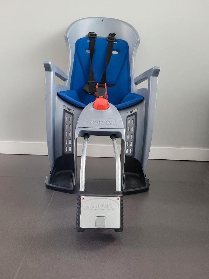Hamax fietsstoel, Vélos & Vélomoteurs, Accessoires vélo | Sièges de vélo, Utilisé, Siège arrière, 9 à 18 kg, Repose-pieds, Enlèvement