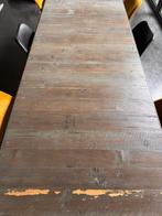 Grote houten tafel met stoelen, Ophalen, Gebruikt