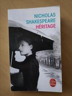 Roman "Héritage" de Nicholas Shakespeare, Ophalen of Verzenden, Gelezen