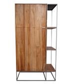 Cabinet 2 dr 3 open space ijzere poten, Huis en Inrichting, Verzenden, Nieuw
