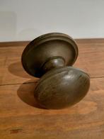 Zware metalen deurknop met bijpassende schroef achteraan, Antiek en Kunst, Ophalen of Verzenden