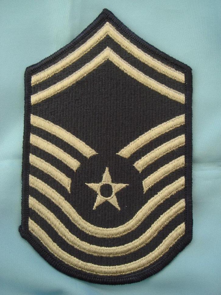 USAF # 9 - CHIEFF MASTER SERGEANT 1 (1 ex), Verzamelen, Militaria | Algemeen, Luchtmacht, Embleem of Badge, Ophalen of Verzenden