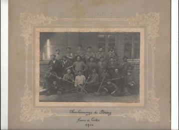 1914 charbonnage koolmijn bray echte foto fours à coke mine  beschikbaar voor biedingen