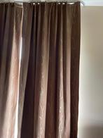 Twee draperieën van Costa Interieur, 200 cm of meer, 100 tot 150 cm, Bruin, Zo goed als nieuw