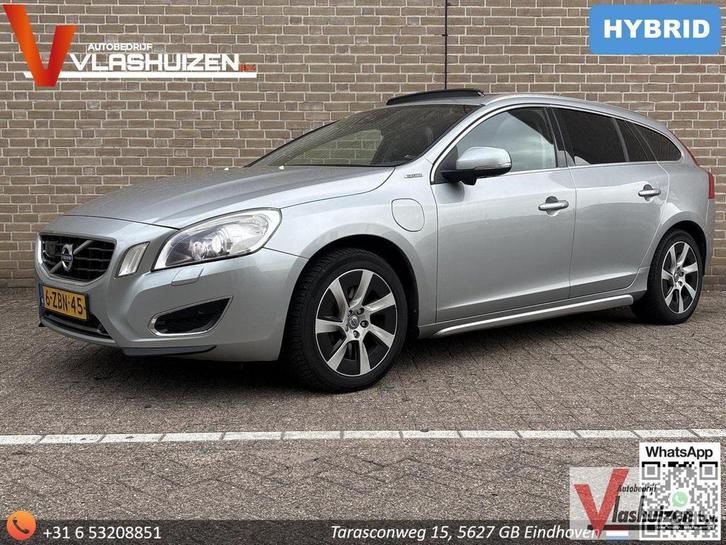 Volvo V60 2.4 D6 AWD Plug-In Hybrid Pure Limited | Pano | Le, Auto's, Volvo, Bedrijf, V60, 4x4, ABS, Adaptieve lichten, Airbags