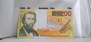 200 frank - Adolphe - Sax   Fdc biljet  *Top* beschikbaar voor biedingen