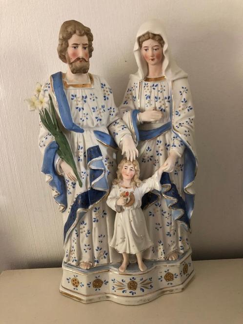 La Sainte Famille en biscuit, Antiquités & Art, Antiquités | Objets religieux, Enlèvement ou Envoi