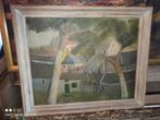 huile sur toile lasne 1946 signe hans van hoecke, Antiek en Kunst, Verzenden