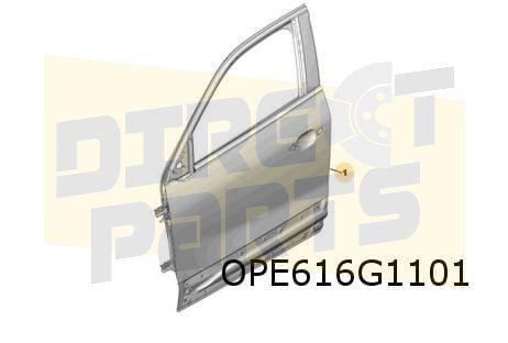 Opel Mokka B (11/20-) (P2QO) Voorportier Links (te spuiten), Auto-onderdelen, Carrosserie, Deur, Opel, Nieuw, Ophalen of Verzenden