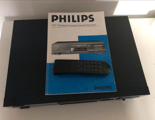 PHILIPS DCC 730 (comme neuf ! !), TV, Hi-fi & Vidéo, Decks cassettes, Philips, Enlèvement ou Envoi