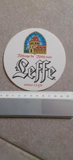 Sous bock Leffe 1 face (3 chiens), Ophalen of Verzenden, Zo goed als nieuw, Viltje(s), Leffe