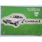 Toyota Carina II Instructieboekje 1988 #4 Nederlands, Autos : Divers, Modes d'emploi & Notices d'utilisation, Enlèvement ou Envoi
