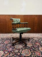 Klassiek Engels Chesterfield Bureaustoel, Ophalen of Verzenden