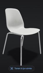 2x Ikea Lidas stoel, Huis en Inrichting, Ophalen, Kunststof, Twee, Wit