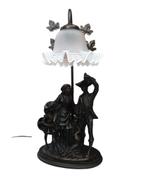 romantische tafellamp., Antiquités & Art, Antiquités | Éclairage, Enlèvement