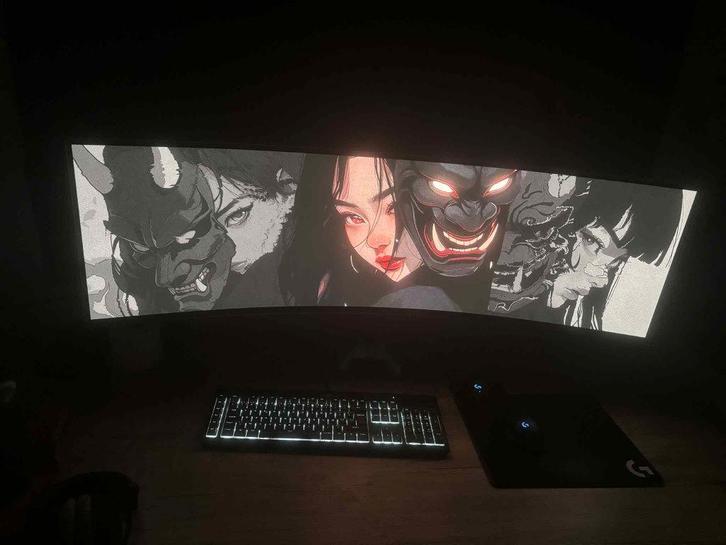 Samsung Odyssey G9 – 49" – 32:9 – 144 Hz – Parfait état, Computers en Software, Monitoren, Nieuw, 101 t/m 150 Hz, DisplayPort