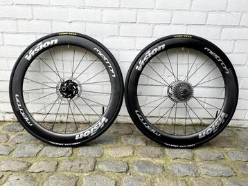 Vision metron sl55 wielset DISC tubeless/clincher, Fietsen en Brommers, Fietsonderdelen, VISION, Racefiets, Zo goed als nieuw