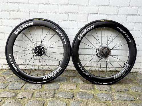 Vision metron sl55 wielset DISC tubeless/clincher, Fietsen en Brommers, Fietsonderdelen, Zo goed als nieuw, Racefiets, Wiel, Ophalen