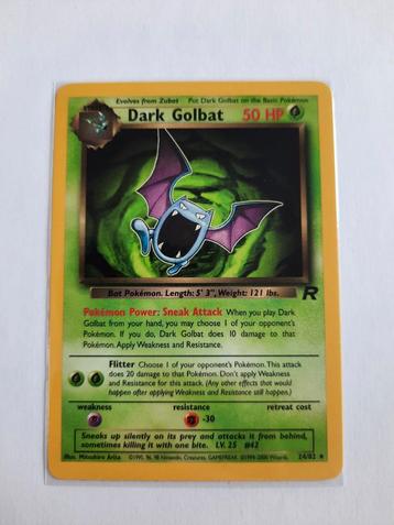 Dark golbat team rocket, Enlèvement ou Envoi, Comme neuf, Booster